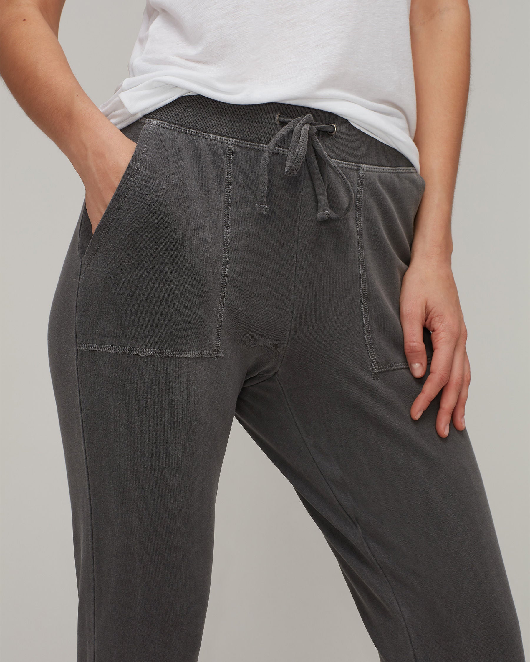 Terry Ribbed Cuff Jogger